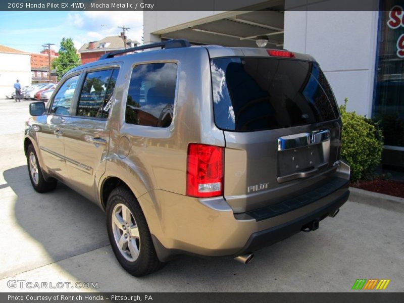 Mocha Metallic / Gray 2009 Honda Pilot EX 4WD