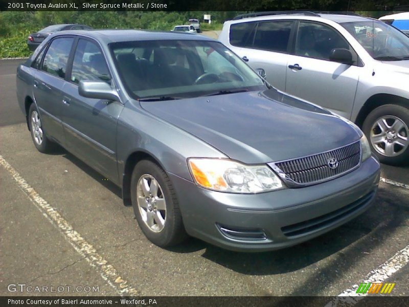 Silver Spruce Metallic / Stone 2001 Toyota Avalon XL