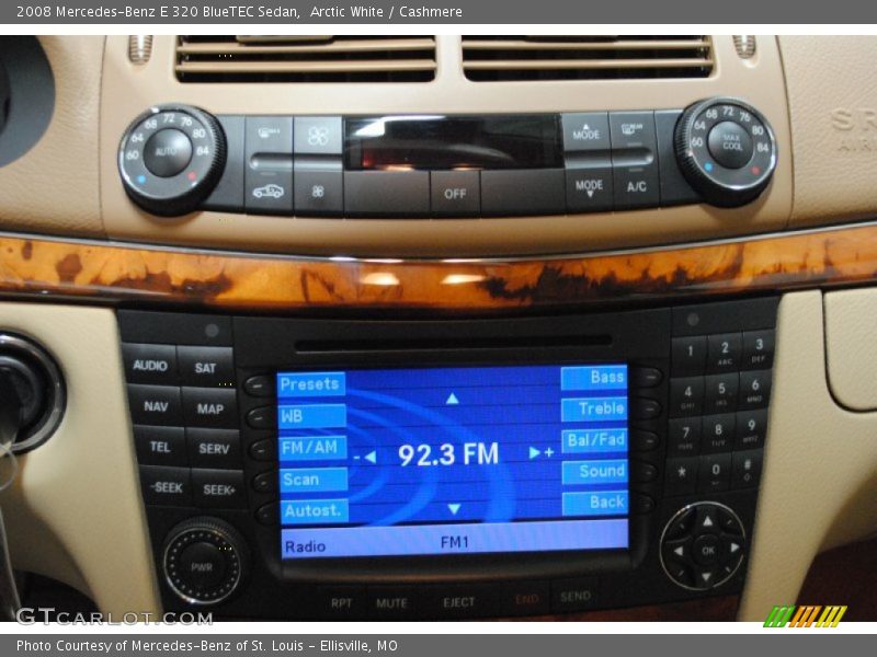 Arctic White / Cashmere 2008 Mercedes-Benz E 320 BlueTEC Sedan