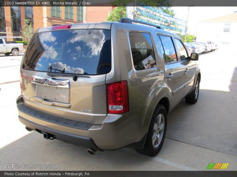 Mocha Metallic / Gray 2009 Honda Pilot EX 4WD