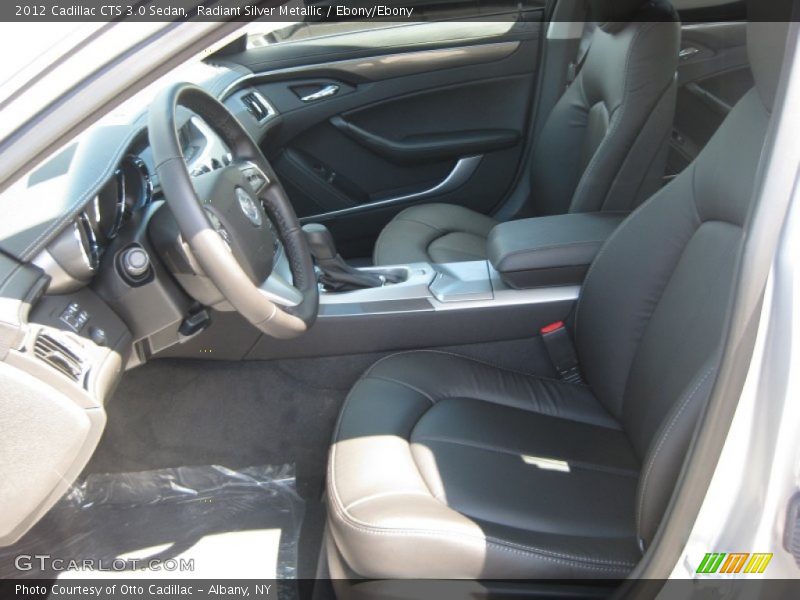 Radiant Silver Metallic / Ebony/Ebony 2012 Cadillac CTS 3.0 Sedan