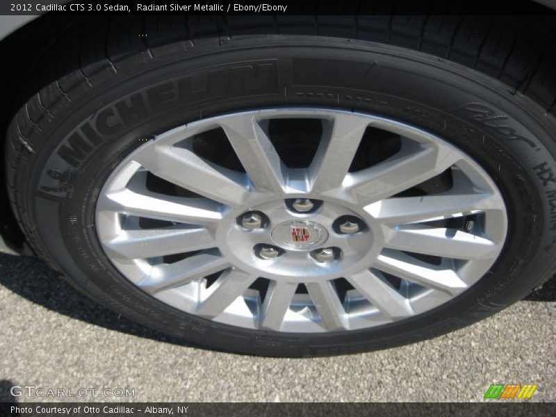 Radiant Silver Metallic / Ebony/Ebony 2012 Cadillac CTS 3.0 Sedan