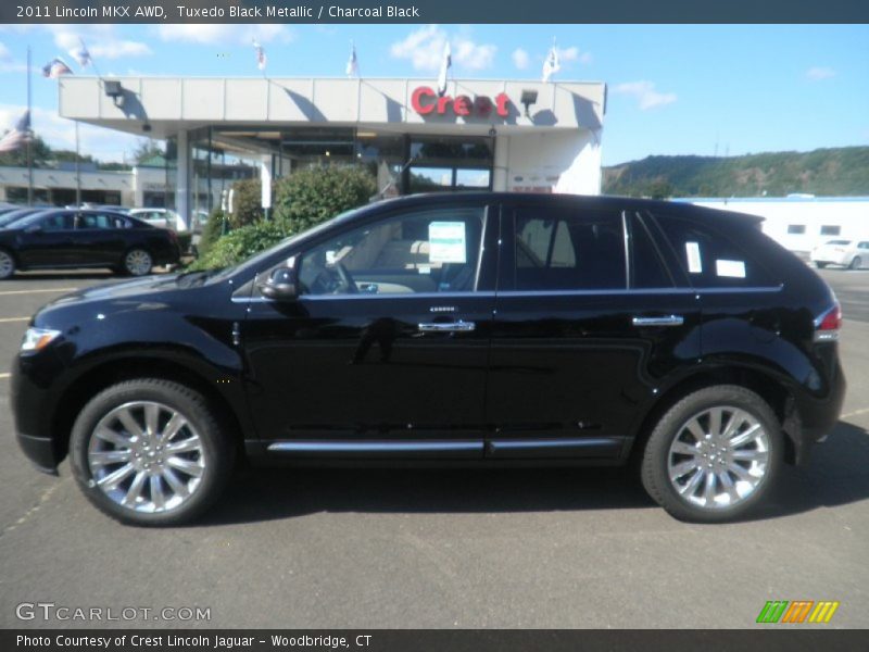 Tuxedo Black Metallic / Charcoal Black 2011 Lincoln MKX AWD