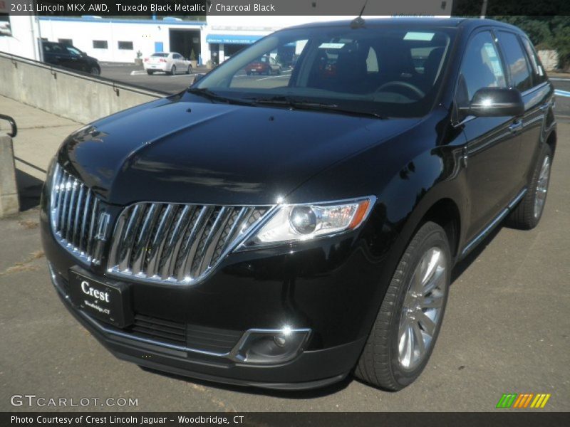 Tuxedo Black Metallic / Charcoal Black 2011 Lincoln MKX AWD