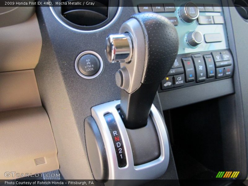 Mocha Metallic / Gray 2009 Honda Pilot EX 4WD