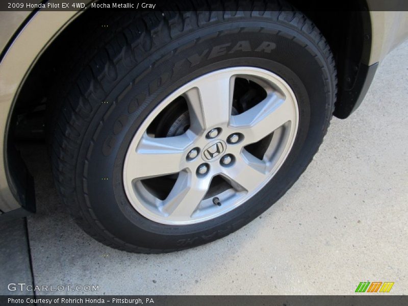 Mocha Metallic / Gray 2009 Honda Pilot EX 4WD