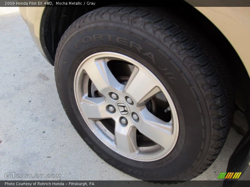 Mocha Metallic / Gray 2009 Honda Pilot EX 4WD