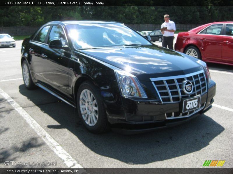 Black Raven / Ebony/Ebony 2012 Cadillac CTS 3.0 Sedan