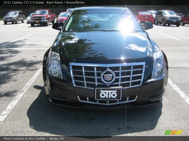Black Raven / Ebony/Ebony 2012 Cadillac CTS 3.0 Sedan