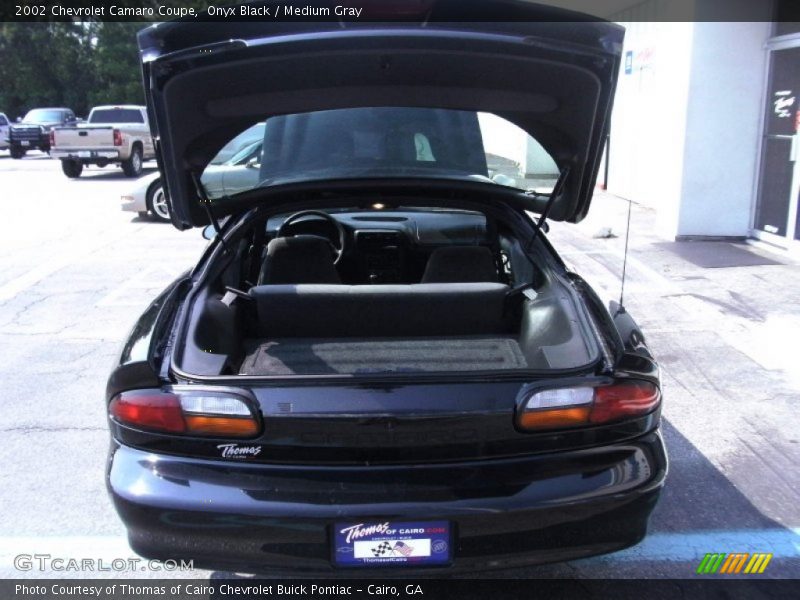 Onyx Black / Medium Gray 2002 Chevrolet Camaro Coupe