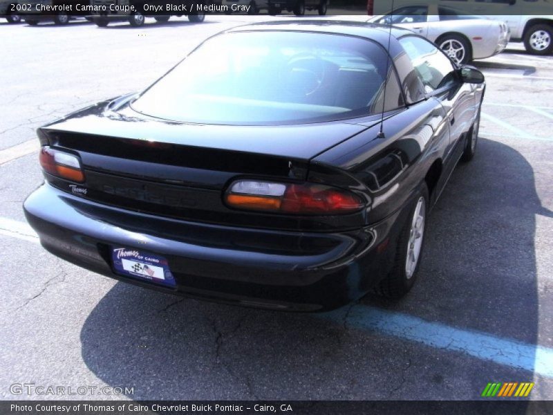 Onyx Black / Medium Gray 2002 Chevrolet Camaro Coupe