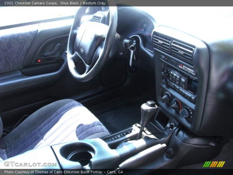 Onyx Black / Medium Gray 2002 Chevrolet Camaro Coupe