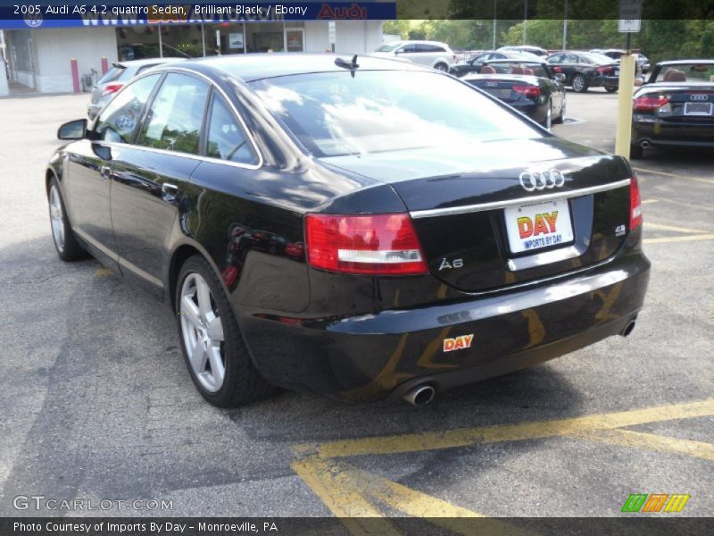 Brilliant Black / Ebony 2005 Audi A6 4.2 quattro Sedan