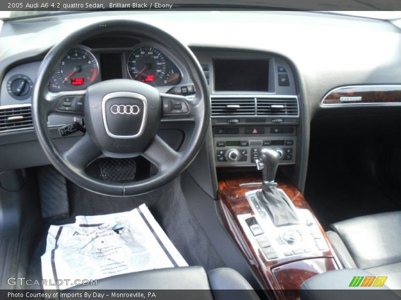 Brilliant Black / Ebony 2005 Audi A6 4.2 quattro Sedan