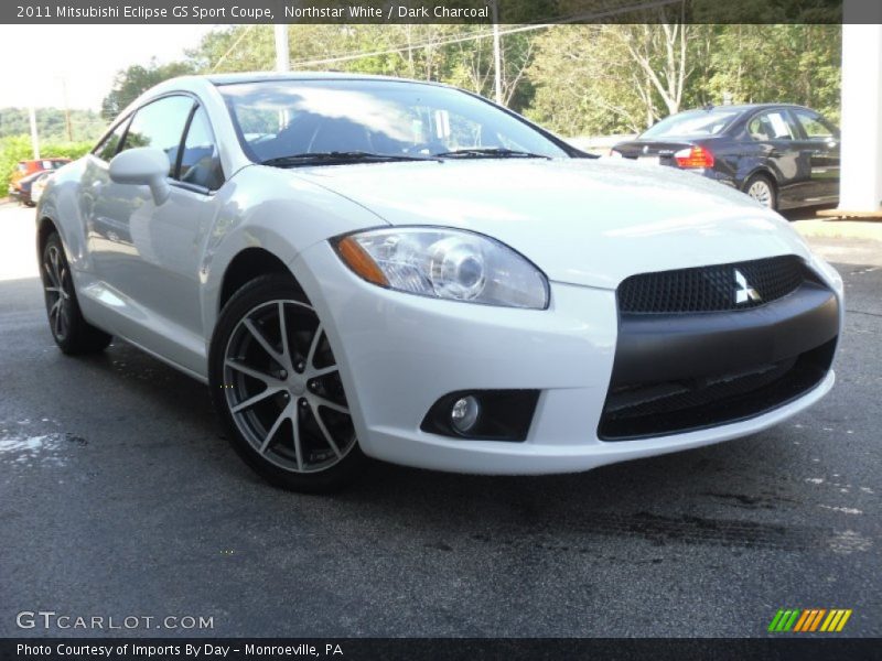 Northstar White / Dark Charcoal 2011 Mitsubishi Eclipse GS Sport Coupe