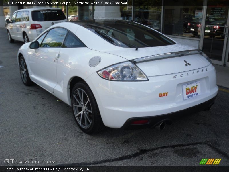 Northstar White / Dark Charcoal 2011 Mitsubishi Eclipse GS Sport Coupe