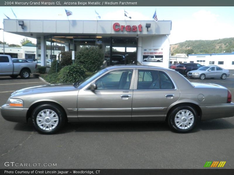 Arizona Beige Metallic / Medium Parchment 2004 Mercury Grand Marquis GS
