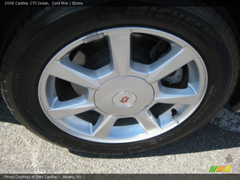 Gold Mist / Ebony 2008 Cadillac CTS Sedan
