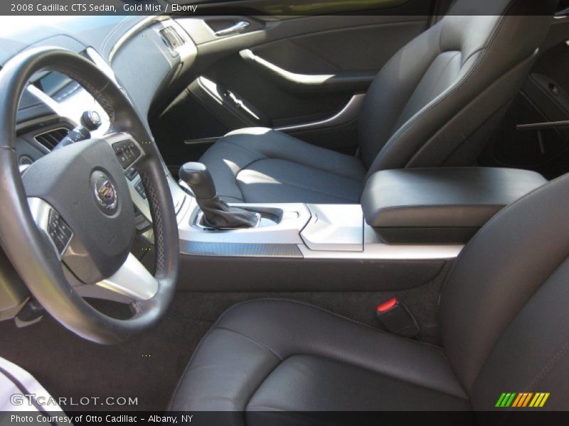 Gold Mist / Ebony 2008 Cadillac CTS Sedan