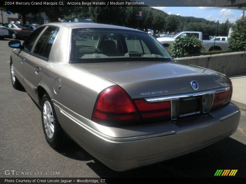 Arizona Beige Metallic / Medium Parchment 2004 Mercury Grand Marquis GS