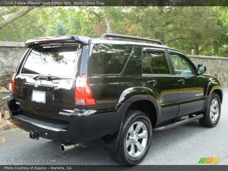 Black / Stone Gray 2008 Toyota 4Runner Sport Edition 4x4