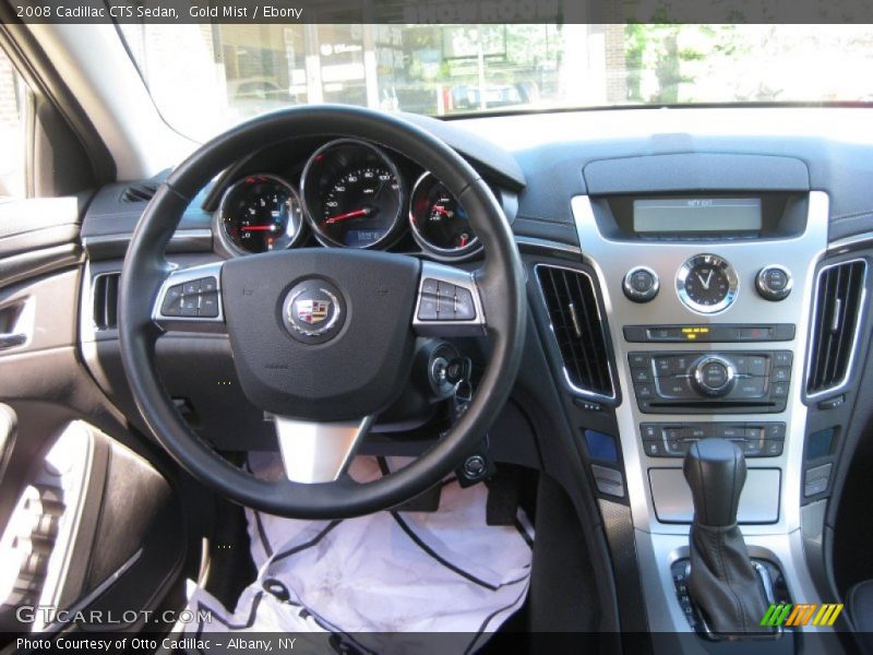 Gold Mist / Ebony 2008 Cadillac CTS Sedan