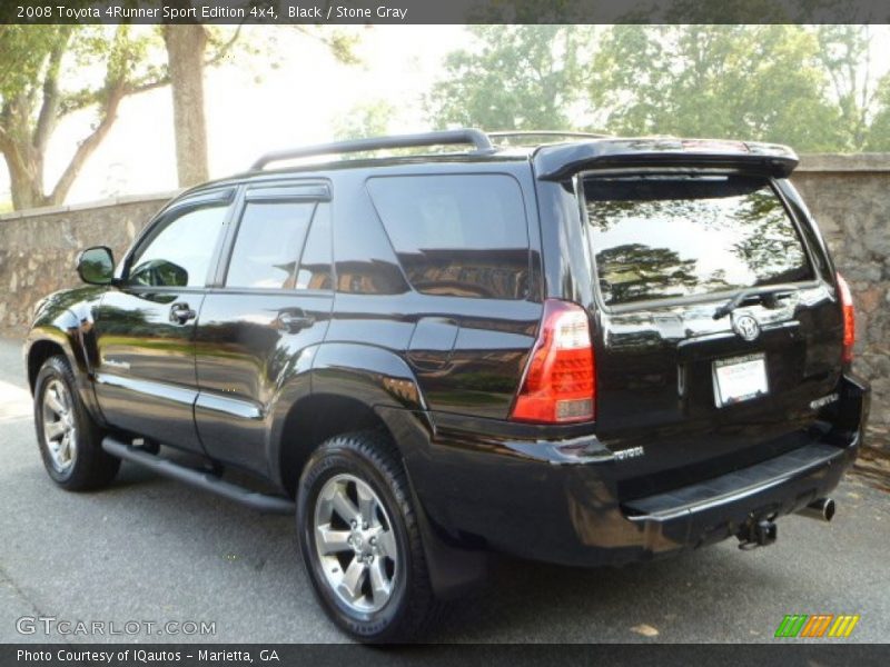 Black / Stone Gray 2008 Toyota 4Runner Sport Edition 4x4