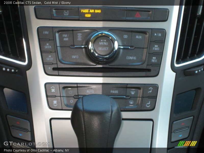 Gold Mist / Ebony 2008 Cadillac CTS Sedan