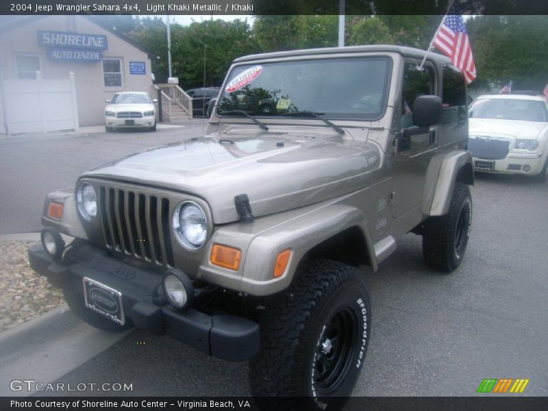 Light Khaki Metallic / Khaki 2004 Jeep Wrangler Sahara 4x4