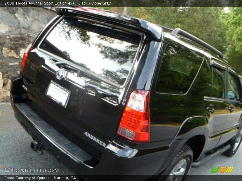 Black / Stone Gray 2008 Toyota 4Runner Sport Edition 4x4