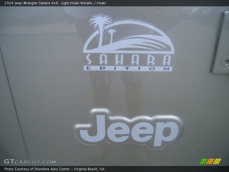 Light Khaki Metallic / Khaki 2004 Jeep Wrangler Sahara 4x4