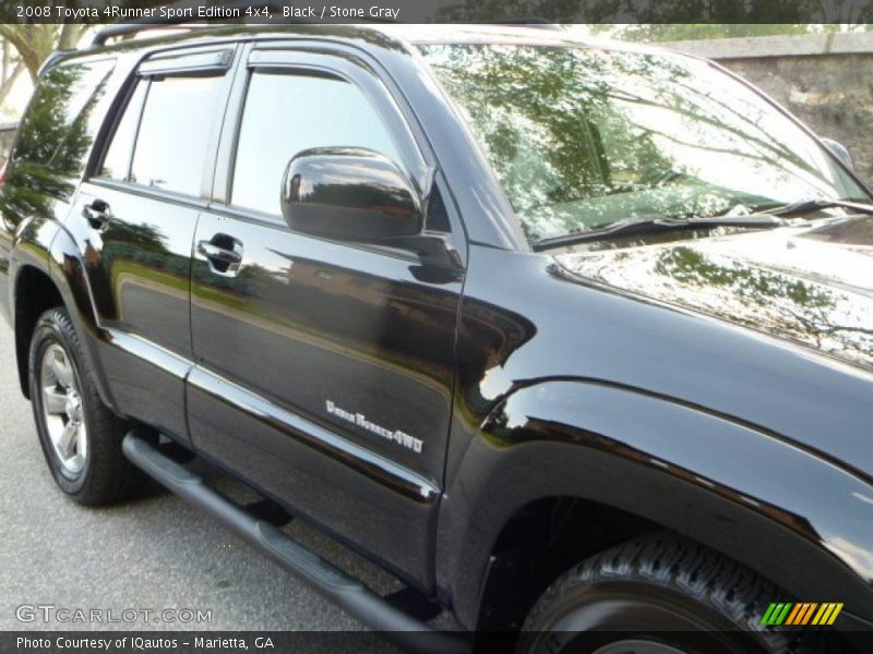 Black / Stone Gray 2008 Toyota 4Runner Sport Edition 4x4