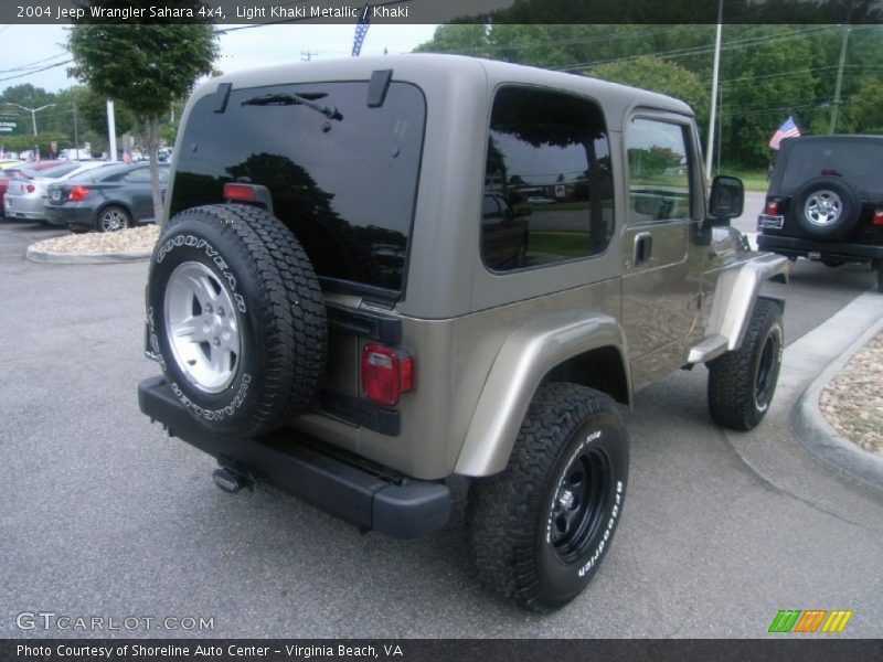 Light Khaki Metallic / Khaki 2004 Jeep Wrangler Sahara 4x4