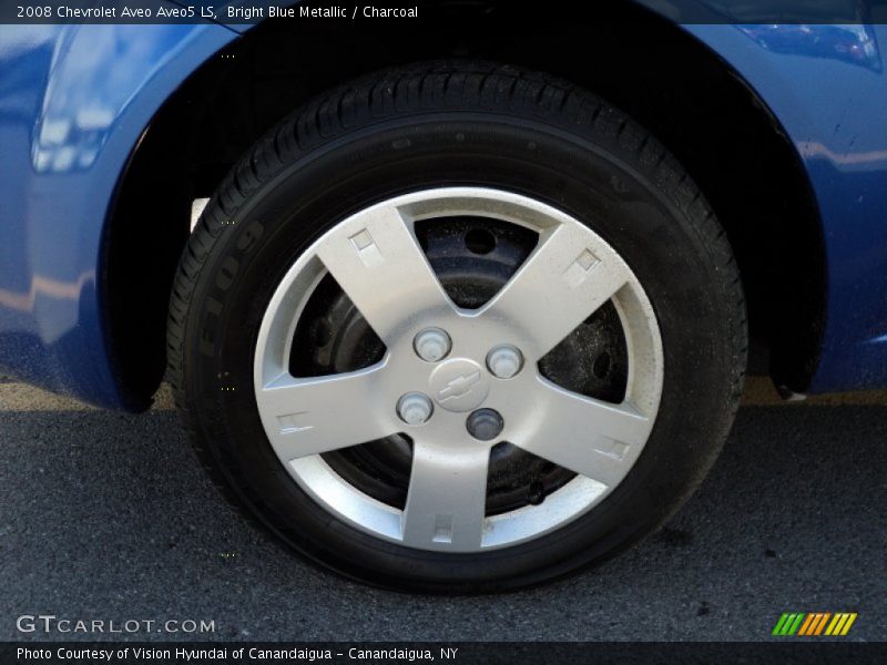 Bright Blue Metallic / Charcoal 2008 Chevrolet Aveo Aveo5 LS