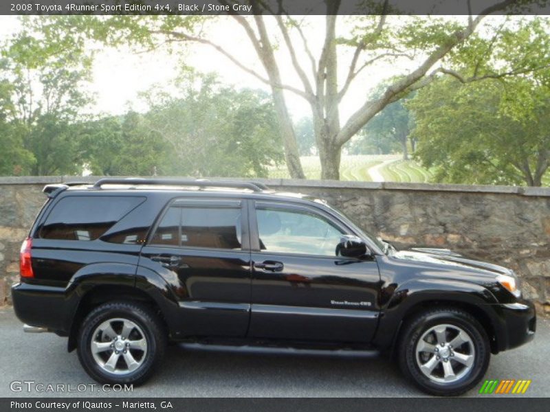 Black / Stone Gray 2008 Toyota 4Runner Sport Edition 4x4