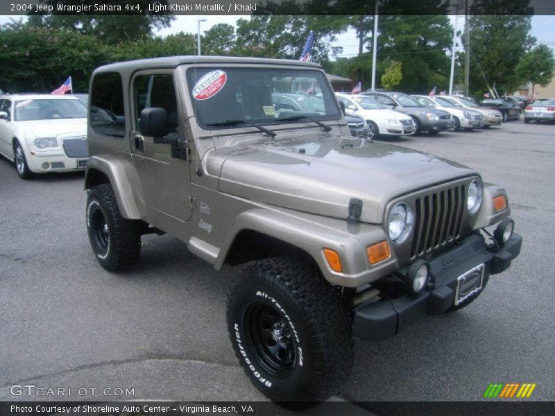 Light Khaki Metallic / Khaki 2004 Jeep Wrangler Sahara 4x4
