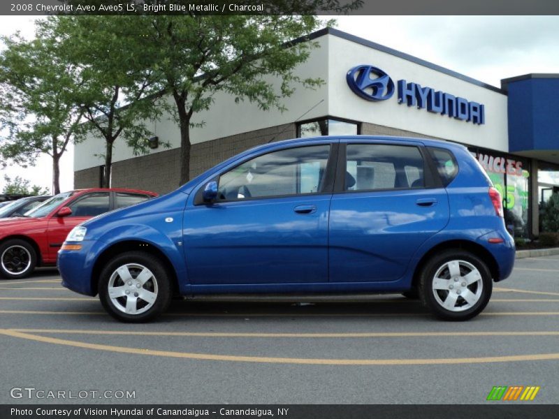 Bright Blue Metallic / Charcoal 2008 Chevrolet Aveo Aveo5 LS