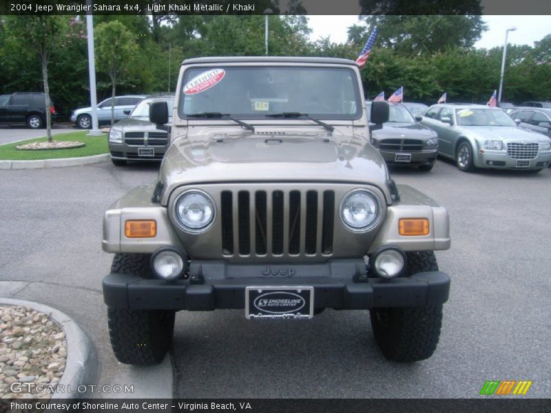 Light Khaki Metallic / Khaki 2004 Jeep Wrangler Sahara 4x4