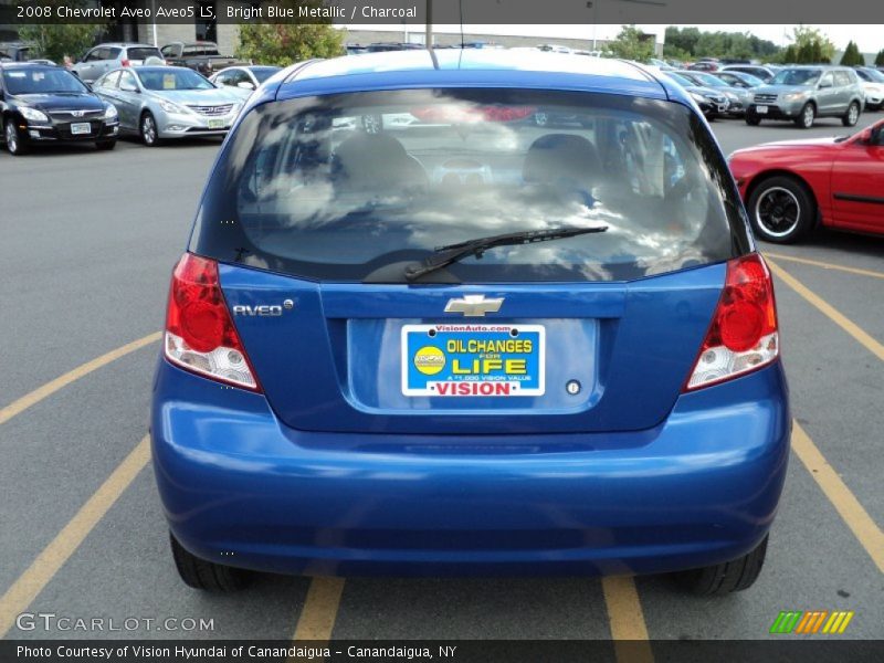 Bright Blue Metallic / Charcoal 2008 Chevrolet Aveo Aveo5 LS