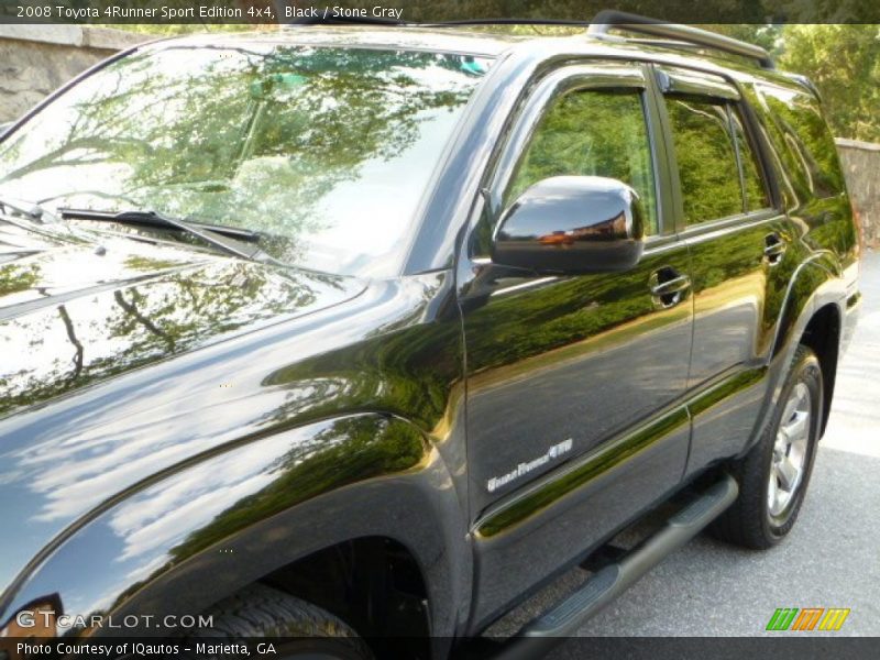 Black / Stone Gray 2008 Toyota 4Runner Sport Edition 4x4