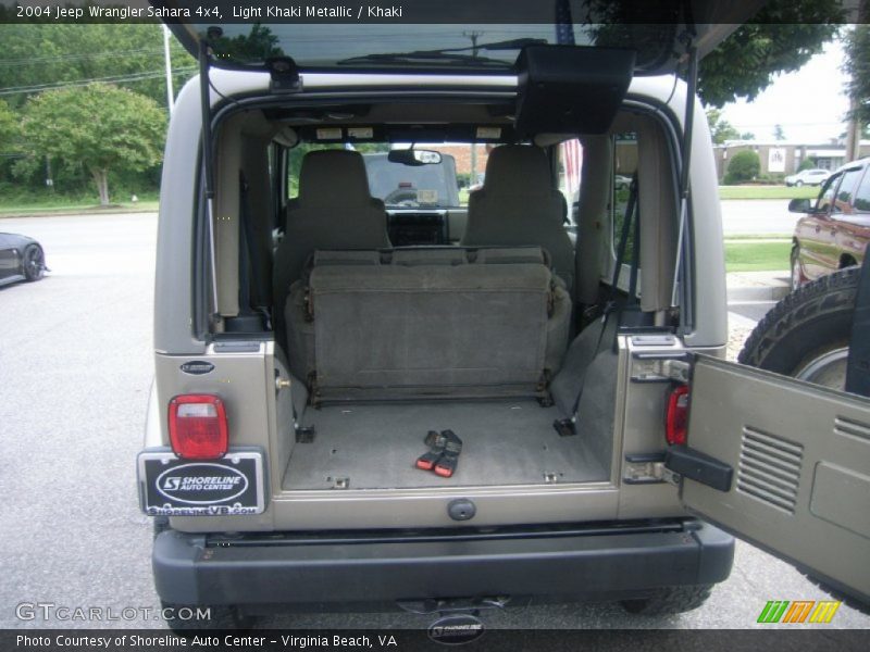 Light Khaki Metallic / Khaki 2004 Jeep Wrangler Sahara 4x4