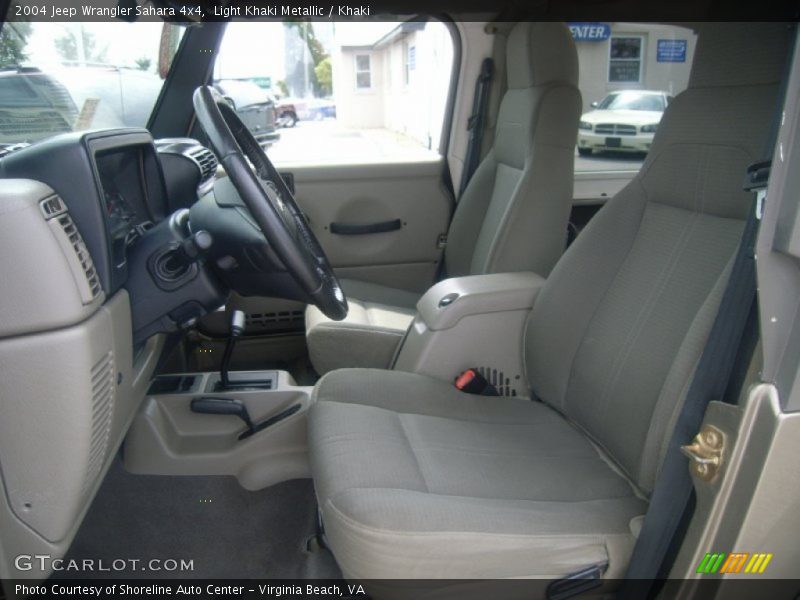 Light Khaki Metallic / Khaki 2004 Jeep Wrangler Sahara 4x4