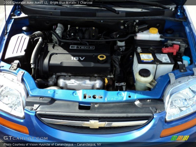 Bright Blue Metallic / Charcoal 2008 Chevrolet Aveo Aveo5 LS