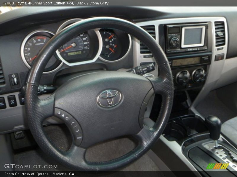 Black / Stone Gray 2008 Toyota 4Runner Sport Edition 4x4