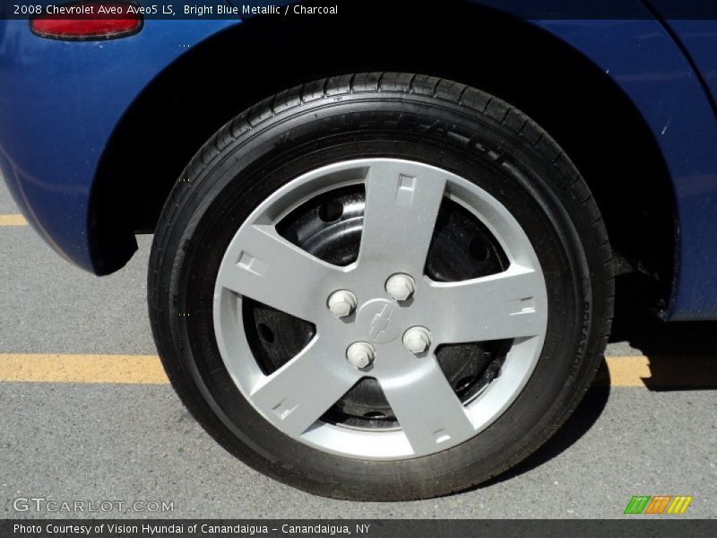 Bright Blue Metallic / Charcoal 2008 Chevrolet Aveo Aveo5 LS