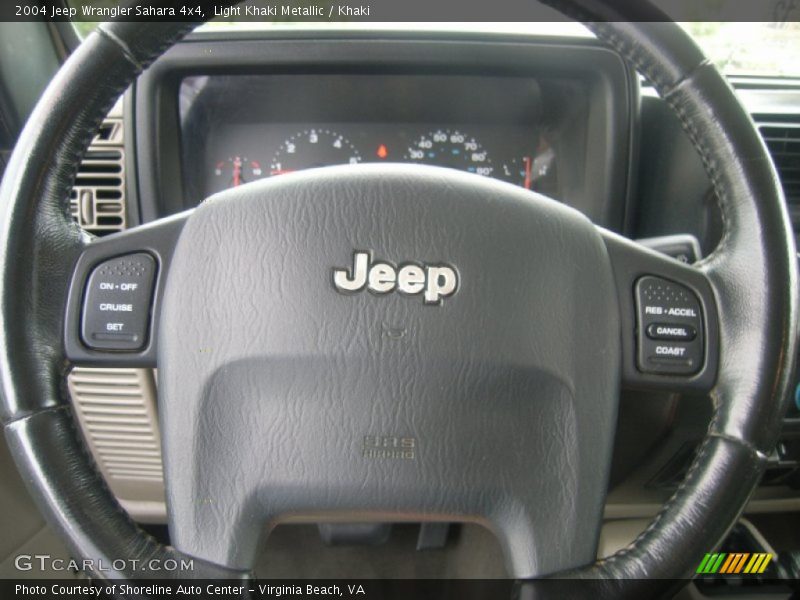 Light Khaki Metallic / Khaki 2004 Jeep Wrangler Sahara 4x4