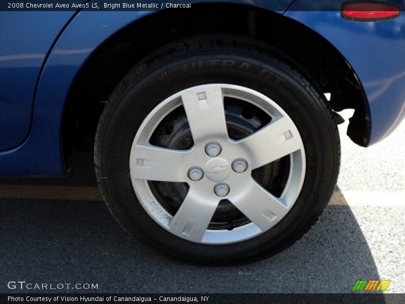 Bright Blue Metallic / Charcoal 2008 Chevrolet Aveo Aveo5 LS