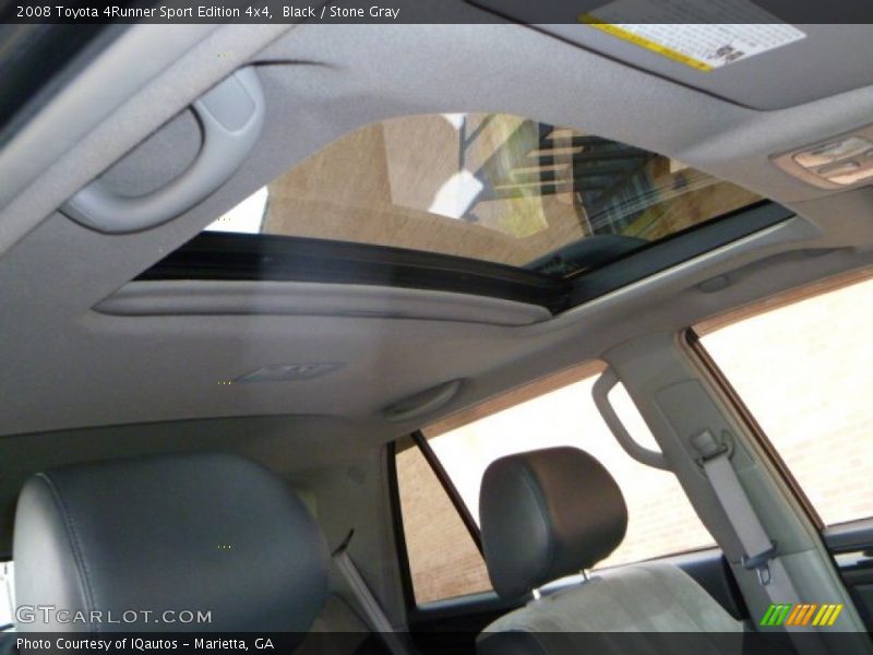 Black / Stone Gray 2008 Toyota 4Runner Sport Edition 4x4