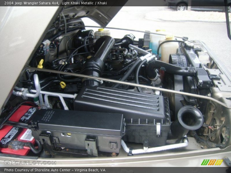 Light Khaki Metallic / Khaki 2004 Jeep Wrangler Sahara 4x4