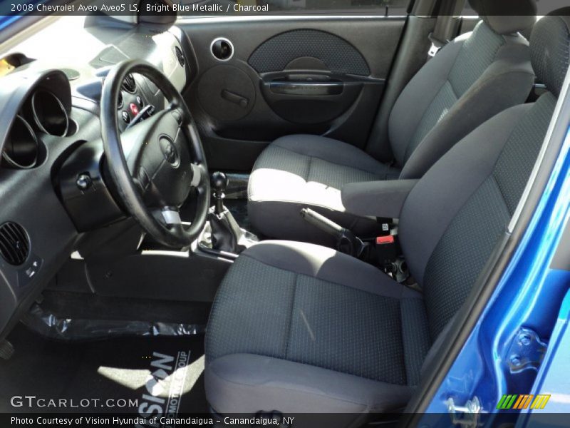 Bright Blue Metallic / Charcoal 2008 Chevrolet Aveo Aveo5 LS